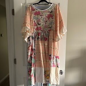 Custom Floral Patchwork Dress